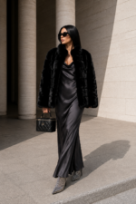 BLACK MINK FUR JACKET