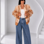 CHAMPAGNE MINK AND RACCOON FUR JACKET
