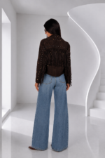 BROWN SUEDE LEATHER JACKET - Image 2