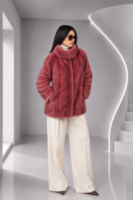 PINK MINK FUR JACKET