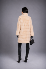 CREAM MINK FUR JACKET - Image 2