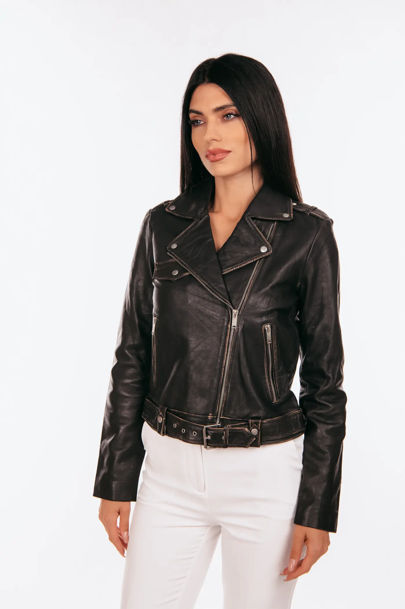 BIKER LEATHER JACKET