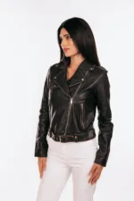 BIKER LEATHER JACKET - Image 4