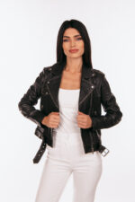 Δερμάτινο biker τζάκετ - Image 6