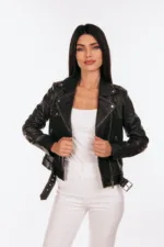 BIKER LEATHER JACKET - Image 6