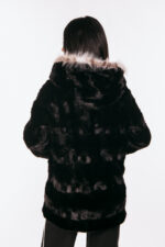 BLACK MINK AND LYNX FUR JACKET