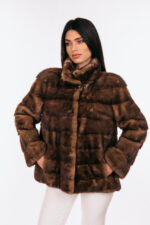 BROWN MINK FUR JACKET - Image 5