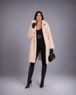 CREAM MINK FUR JACKET