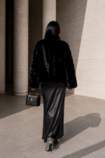 BLACK MINK FUR JACKET - Image 2