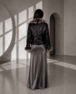 LEATHER AND FOX JACKET - Image 2