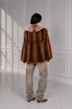CINNAMON MINK AND FOX FUR JACKET - Image 2