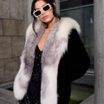 BLACK AND SILVER MINK AND FOX