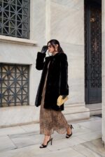 BLACK MINK FUR JACKET