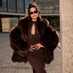 BROWN FOX FUR JACKET