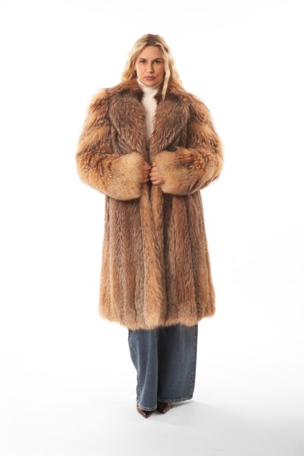 GOLD CROSS FOX FUR COAT