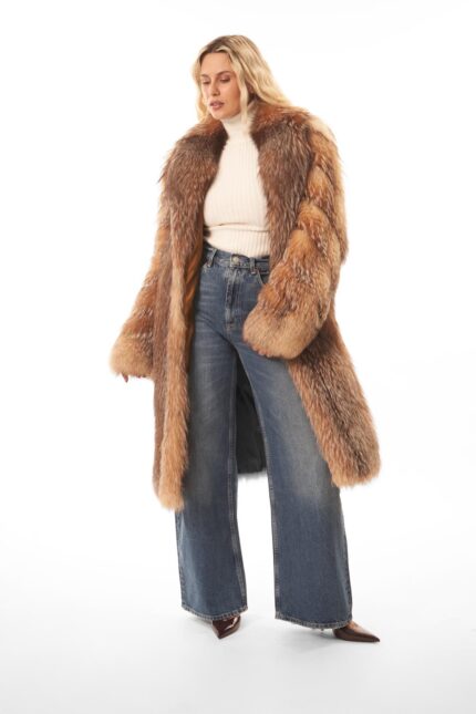 GOLD CROSS FOX FUR COAT
