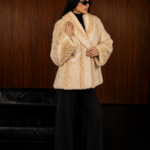 CREAM MINK FUR JACKET
