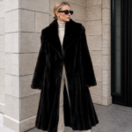 FULL LENGTH BROWN MINK FUR JACKET