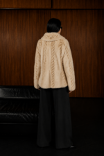 CREAM MINK FUR JACKET - Image 2