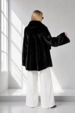 BLACK MINK FUR JACKET - Image 2