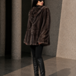 SILVER MINK FUR JACKET