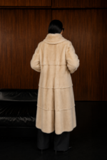 FULL LENGTH CREAM MINK FUR JACKET - Image 2