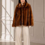 CINNAMON MINK FUR JACKET
