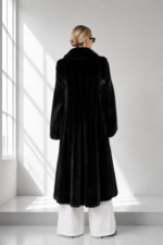 FULL LENGTH BROWN MINK FUR JACKET - Image 2