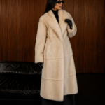 FULL LENGTH CREAM MINK FUR JACKET