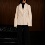 CREAM MINK FUR JACKET