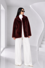 BORDEAUX MINK FUR JACKET
