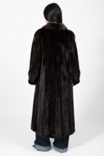 FULL LENGTH BROWN MINK FUR JACKET - Image 2