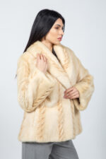 CREAM MINK FUR JACKET - Image 3