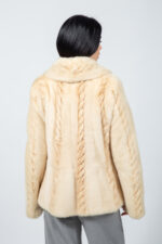 CREAM MINK FUR JACKET - Image 4