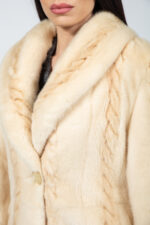 CREAM MINK FUR JACKET - Image 2