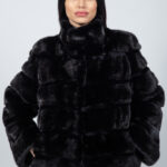 BLACK MINK FUR JACKET