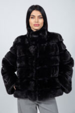 BLACK MINK FUR JACKET