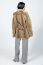 BEIGE MINK FUR JACKET - Image 2