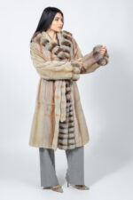 ΜΑΚΡΥ ΜΠΕΖ ΠΑΛΤΟ ΑΠΟ ΓΟΥΝΑ ΒΙΖΟΝ ΚΑΙ ΤΣΙΝΤΣΙΛΑ - Image 5