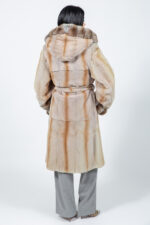 ΜΑΚΡΥ ΜΠΕΖ ΠΑΛΤΟ ΑΠΟ ΓΟΥΝΑ ΒΙΖΟΝ ΚΑΙ ΤΣΙΝΤΣΙΛΑ - Image 4