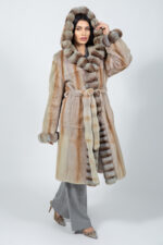 ΜΑΚΡΥ ΜΠΕΖ ΠΑΛΤΟ ΑΠΟ ΓΟΥΝΑ ΒΙΖΟΝ ΚΑΙ ΤΣΙΝΤΣΙΛΑ - Image 3