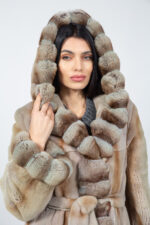 ΜΑΚΡΥ ΜΠΕΖ ΠΑΛΤΟ ΑΠΟ ΓΟΥΝΑ ΒΙΖΟΝ ΚΑΙ ΤΣΙΝΤΣΙΛΑ - Image 2