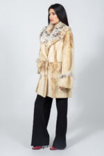 Μπουφάν από γούνα βιζόν και λύγκα. - Image 2