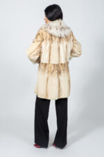 Μπουφάν από γούνα βιζόν και λύγκα. - Image 4