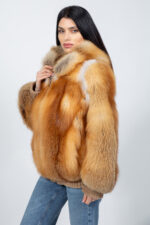 ΚΟΚΚΙΝΟ ΓΟΥΝΙΝΟ ΜΠΟΥΦΑΝ ΑΛΕΠΟΥ ΜΕ ΚΟΥΚΟΥΛΑ - Image 3