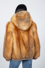 ΚΟΚΚΙΝΟ ΓΟΥΝΙΝΟ ΜΠΟΥΦΑΝ ΑΛΕΠΟΥ ΜΕ ΚΟΥΚΟΥΛΑ - Image 2