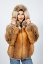 ΚΟΚΚΙΝΟ ΓΟΥΝΙΝΟ ΜΠΟΥΦΑΝ ΑΛΕΠΟΥ ΜΕ ΚΟΥΚΟΥΛΑ