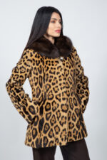 ANIMAL PRINT MINK FUR JACKET - Image 4