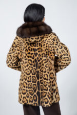 ANIMAL PRINT MINK FUR JACKET - Image 3