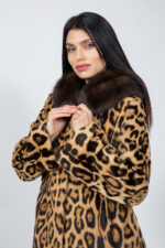 ANIMAL PRINT MINK FUR JACKET - Image 2